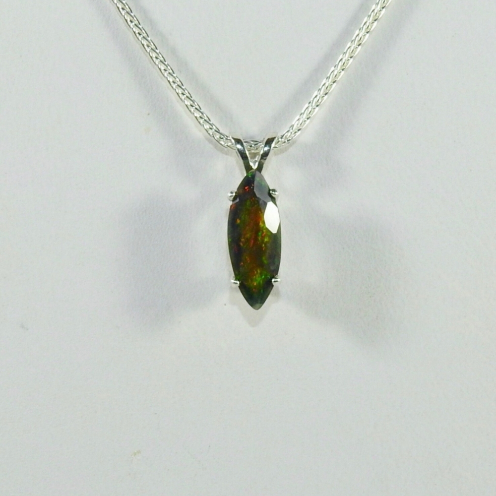 Black Opal Necklace